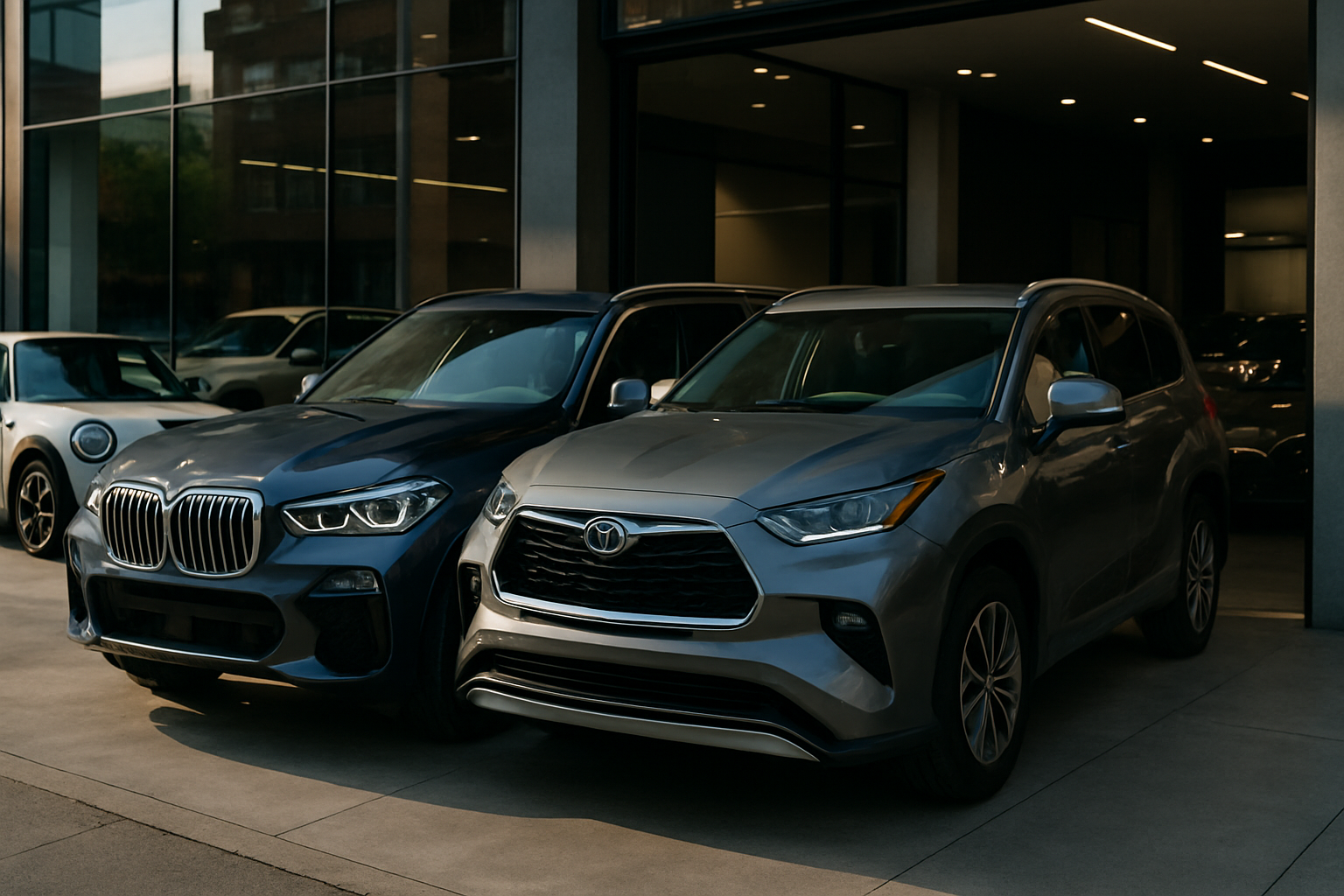 BMW X5 Híbrido Enchufable vs Toyota Highlander Hybrid en Colombia