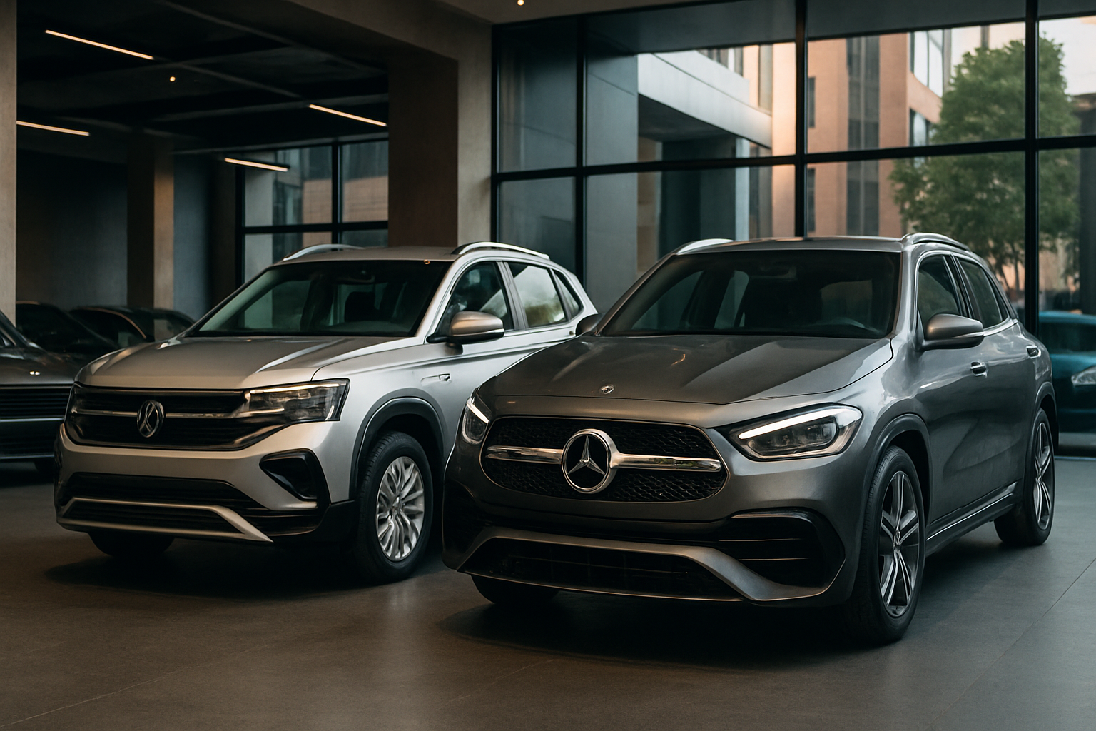 Volkswagen Taos vs Mercedes GLA usado: comparativa en Colombia